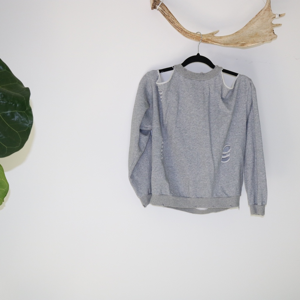 BOBBI ROCCO  Distressed Sweater